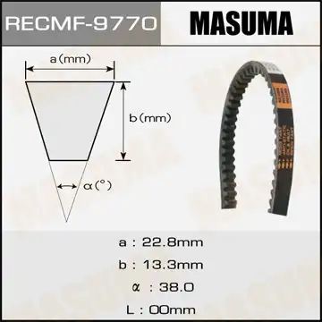 Ремень клиновой MASUMA 9770