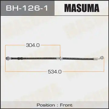 ШЛАНГ ТОРМОЗНОЙ BH1261 (MASUMA)