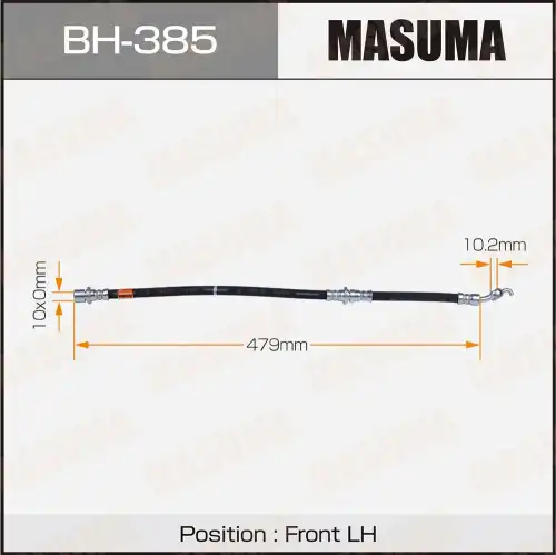 Шланг тормозной BH385 MASUMA