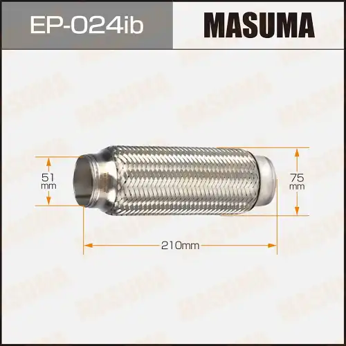 Гофра глушителя MASUMA EP-024IB L= d=