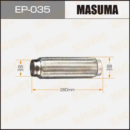 Гофра глушителя MASUMA EP-035 L= d=