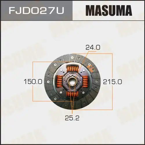 Диск сцепления MASUMA FJD027U