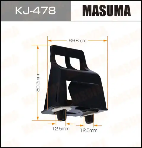 КЛИПСА КРЕПЕЖНАЯ MASUMA 478-KJ KJ478