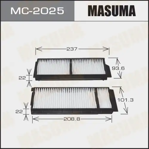 Салонный фильтр MASUMA MC2025