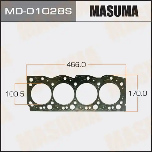 Прокладка ГБЦ MASUMA MD-01028S