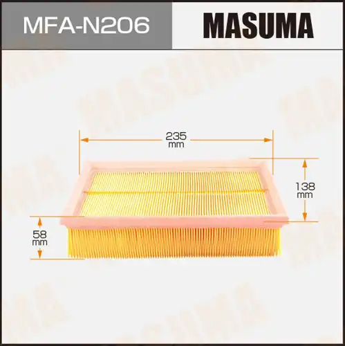 Фильтр воздушный MASUMA MFAN206