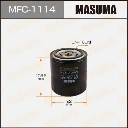 Фильтр масляный MASUMA MFC1114