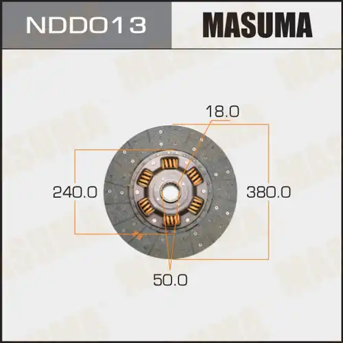 Диск сцепления MASUMA NDD013