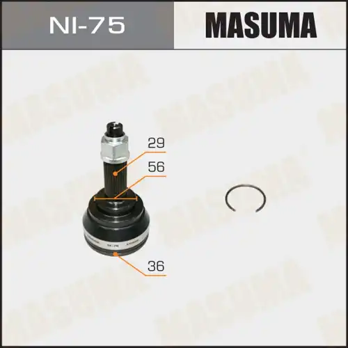 ШРУС 'Masuma' 36x56x29 (1/6) NI75