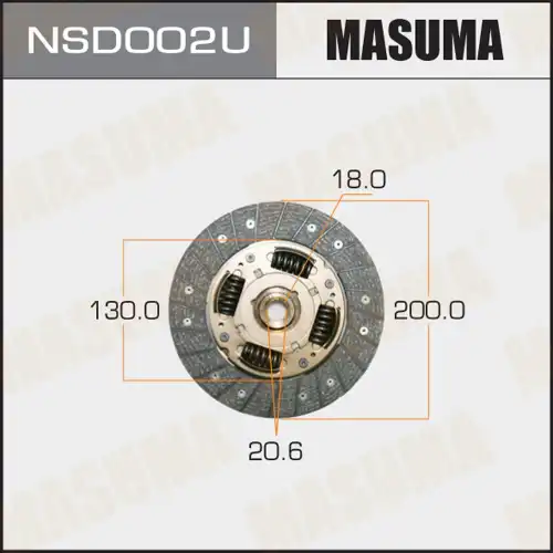 Диск сцепления MASUMA NSD002U