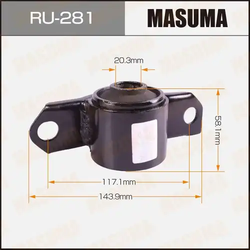 САЙЛЕНТБЛОК MASUMA MIRAGE/LANCER /CB4A CD9A CKA/ FRONT LOW RR RU281