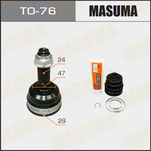 ШРУС 'MASUMA' 29X47X24 (1/6) TO76