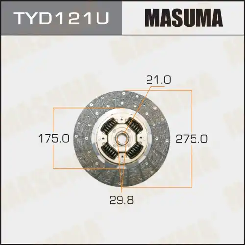 Диск сцепления MASUMA TYD121U