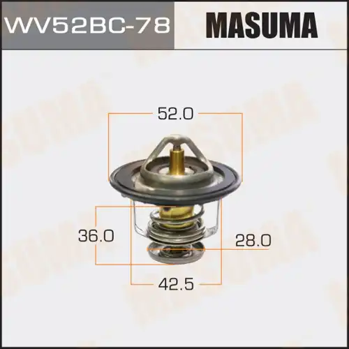 Термостат системы охлаждения MASUMA WV52BC78