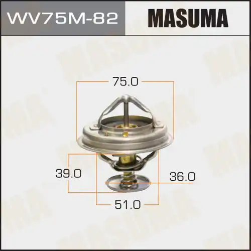 Термостат системы охлаждения MASUMA WV75M-82
