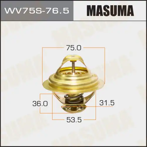 Термостат системы охлаждения MASUMA WV75S765