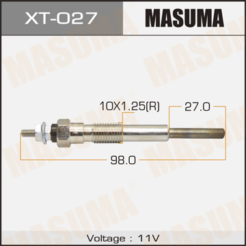 Свеча накаливания MASUMA XT027