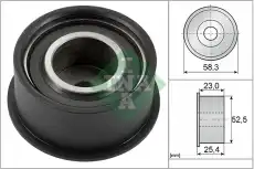 ролик обводной ремня ГРМ!\ Opel Astra/Corsa 1.4-1.8 92> 532 0034 10 INA
