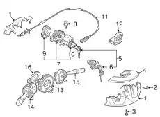 COVER ASSY,STEERING COLUMN 4840065J505PK SUZUKI