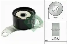 ролик натяжной ремня ГРМ!\ Ford Mondeo/Escort 1.8D/TD 97> 531 0272 30 INA