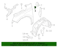 Болт W715440S439 FORD