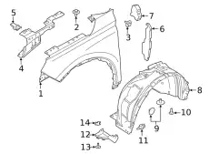 Болт W715440S439 FORD