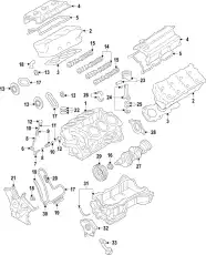  Кольцо уплотнительное корпуса регулятора фаз ГРМ 7T4Z-6C262-AA FORD