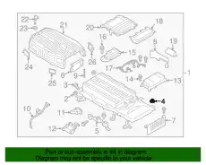 Гайка W705460S437 FORD