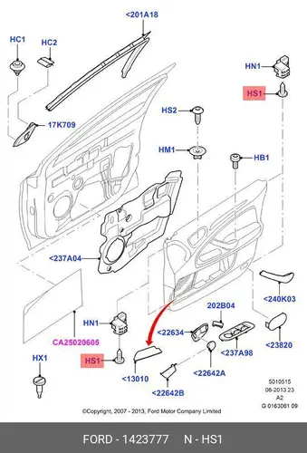  Винт 1423777 FORD