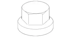  ГАЙКА (1 ШТ) W520515-S440 FORD
