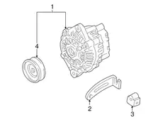 Генератор 0K2A218300 HYUNDAI