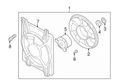 Кожух вентилятора 977352D500 HYUNDAI