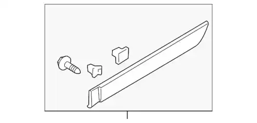 877321E000 CY1MOULDING ASSY-RR DR W/LINE,RH MOBIS