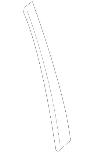 молдинг двери / tape-fr dr black frame r 863631E001 MOBIS