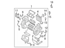 защитный кожух радиатора 9765038900 HYUNDAI