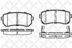 Тормозные колодки дисковые STELLOX 001 087B-SX