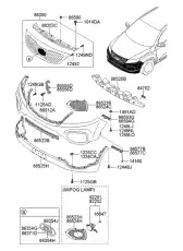 эмблема i 863552P000 HYUNDAI