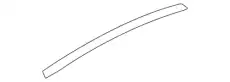 молдинг двери / tape-rr dr black frame u 863922L200 MOBIS