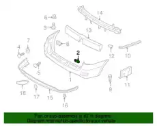 866580W000 фиксатор крепления бампера по 90 руб MOBIS