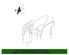  МОЛДИНГ СТЕКЛА ДВЕРИ 838401F001 KIA