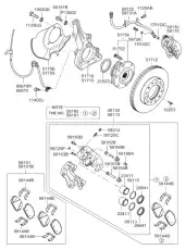 581514D000 BOLT-CALIPER MTG KIA