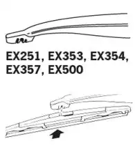 Щетка стеклоочистителя EX353 TRICO 350/14'' мм/" 1 шт