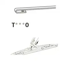 Щетка стеклоочистителя T700 TRICO 700/28" мм/",