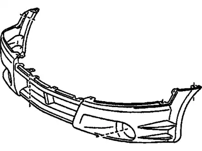 Бампер 88973186 GM