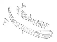Решетка радиатора KIA 863501W010