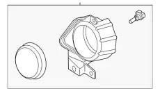 Фара противотуманная MAZDA FE0151690D