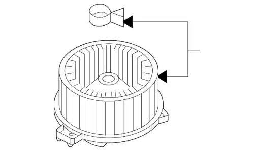 Вентилятор отопителя MAZDA GP9E61B10