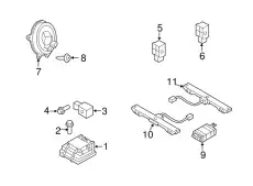 SENSOR,AIR BAG BP4K57K1XB MAZDA