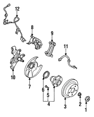 СКОБА СУППОРТА MAZDA GA2E2629X