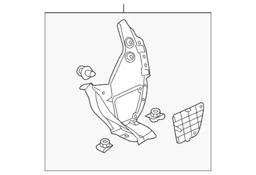 Подкрылок MAZDA KD5350340